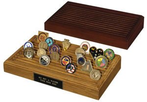 11 Row Coin Rack (Cherry) - Click Image to Close